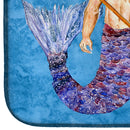 Mermaid and Merman Dish Drying Mat Absorbent Dish Drying Mat Pad for Kitchen Counter Dish Drainer Mat for Countertop, 14 x 21", Multicolor