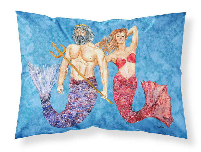 Mermaid and Merman Moisture wicking Fabric standard pillowcase