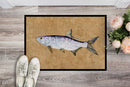 Tarpon Doormat Indoor Outdoor 24H X 36W Front Door Mat Rugs for Entryway, Non Slip Washable Low Pile,