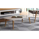 Utopia - Lacquered Coffee Table - Off White by HouseOfZazla