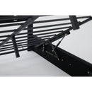 Upholstered Platform Bed Frame With Adjustable LED Headboard, USB C-Charging, Hydraulic Lift by Unique Piece Furniture