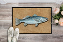 Speckled Trout Doormat Indoor Outdoor 24H X 36W Front Door Mat Rugs for Entryway, Non Slip Washable Low Pile,
