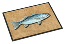 Speckled Trout Doormat Indoor Outdoor 24H X 36W Front Door Mat Rugs for Entryway, Non Slip Washable Low Pile,