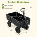 880 lbs Utility Wagon Flatbed with Removable Oxford Cloth Liner by LJGDeals