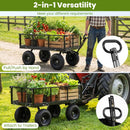 880 lbs Utility Wagon Flatbed with Removable Oxford Cloth Liner by DirectDeals