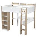 Loft Bed With Built In Storage Shelves, Clothes Rail, And Desk by HouseOfZazla