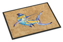 Blue Marlin Doormat - 24x36 Decorative Floor Mat – Indoor/Outdoor Rug