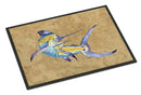 Blue Marlin Doormat - 18x27 Decorative Floor Mat – Indoor/Outdoor Rug with Artistic Flair