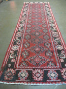 3' X 10' Antique Handmade Afghan Wool Rug Runner Veg Dye Nice