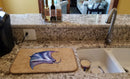 Stingray Dish Drying Mat Absorbent Dish Drying Mat Pad for Kitchen Counter Dish Drainer Mat for Countertop, 14 x 21", Multicolor