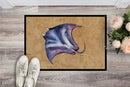 Stingray Doormat Indoor Outdoor 24H X 36W Front Door Mat Rugs for Entryway, Non Slip Washable Low Pile,