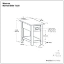 Monroe - Handcrafted Side Table by Unique Piece Furniture
