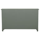 Naomi - 3 Drawer Scrollwork Accent Cabinet - Green