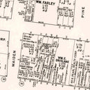 Vintage Map of Albany, NY Business Section 1947