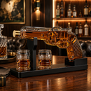 Whiskey Decanter Set 7.7 Oz with Two 1.6 Oz