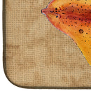 Blonde Ray Stingray Dish Drying Mat – Absorbent, Artistic Kitchen Essentials 8815DDM