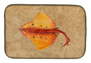 Blonde Ray Stingray Dish Drying Mat – Absorbent, Artistic Kitchen Essentials 8815DDM