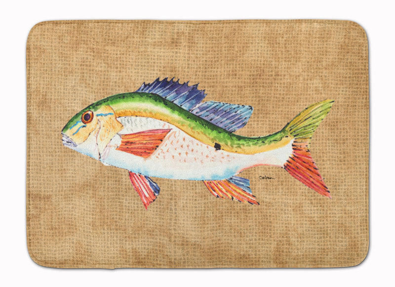 Rainbow Trout Machine Washable Memory Foam Mat 8816RUG