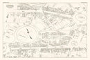 Vintage Map of Annapolis, MD Business Section 1947