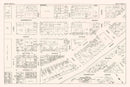 Vintage Map of Asbury Park, NJ Business Section 1947