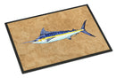Blue Marlin Doormat - 24x36 Decorative Floor Mat – Indoor/Outdoor Rug