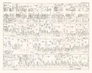 Vintage Map of Atlantic City, NJ Business Section 1947