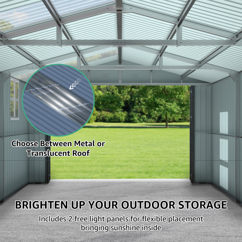 Upgraded 13x20FT Outdoor Storage Shed, photo 8 of 10