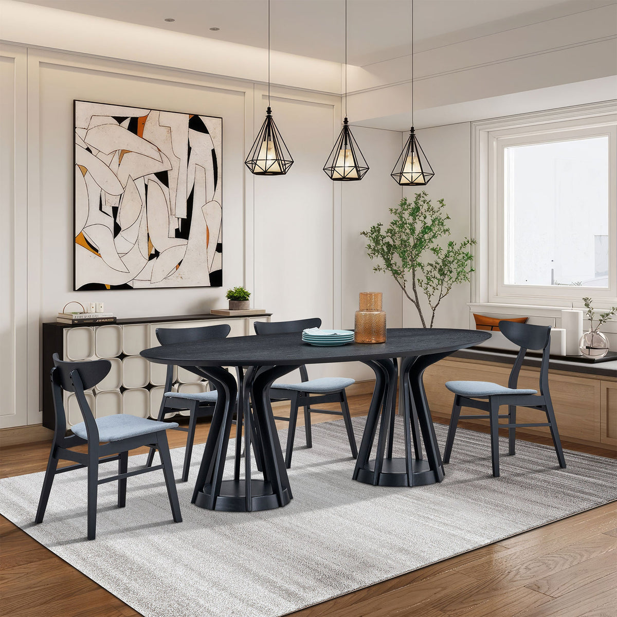 78.74 Inch Modern Dining Table, photo 9 of 10