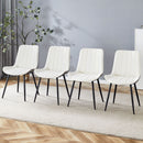 Modern Minimalist Dining Chair Set, Extended Seat Cushion by HouseOfZazla