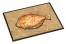 Flounder Doormat Indoor Outdoor 24H X 36W Front Door Mat Rugs for Entryway, Non Slip Washable Low Pile,