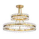 27-Inch Luxury Crystal Ball Chandelier
