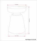 Robbie - Handcrafted Accent Table by HouseOfZazla