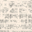 Vintage Map of Buffalo, NY Business Section 1947