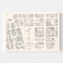 Vintage Map of Camden, NJ Business Section 1947