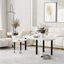 Rotatable Cocktail Table With Solid Legs, 360 Degree Rotating by HouseOfZazla