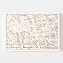 Vintage Map of Elmira, NJ Business Section 1947