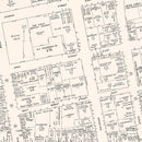 Vintage Map of Elmira, NJ Business Section 1947