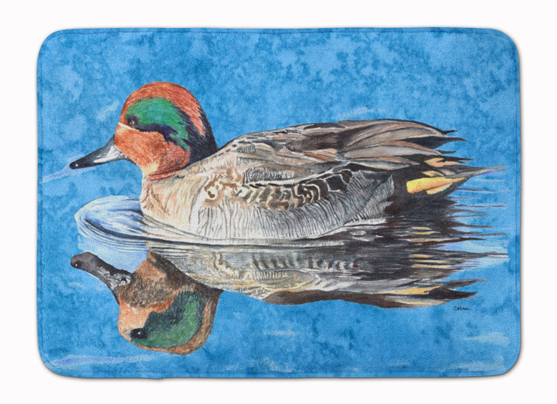 Teal Duck Machine Washable Memory Foam Mat 8830RUG