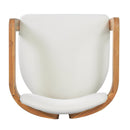 Set of 2 Outdoor Acacia Wood Dining Chairs with Cushions by HouseOfZazla
