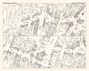 Vintage Map of New York City, NY Business Section 1947