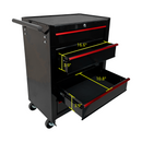 Rolling Metal Tool Chest With 5 Drawers