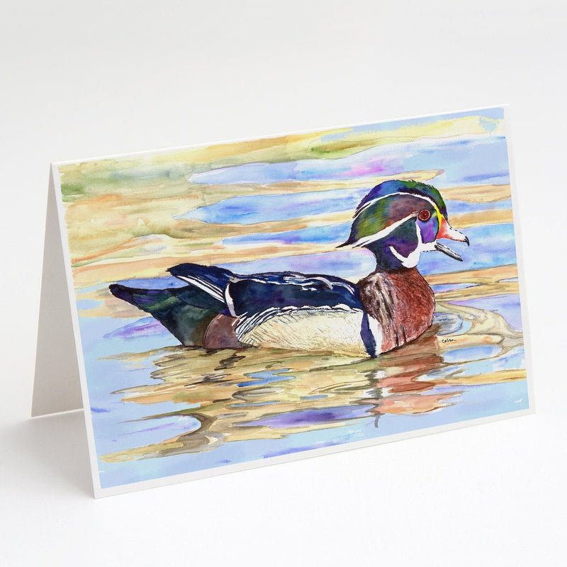 Wood Duck Greeting Cards and Envelopes Pack of 8