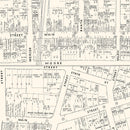 Vintage Map of Hackensack, NJ Business Section 1947
