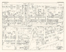 Vintage Map of Hackensack, NJ Business Section 1947