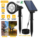 Solar Powered Spotlight for Outdoors for Gardens & Pathways by LJGDeals