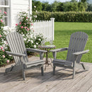 Folding Adirondack Chairs Set of 2 - Hemlock Wood Outdoor Seating