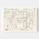 Vintage Map of Hagerstown, MD Business Section 1947