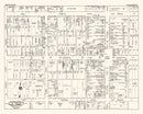 Vintage Map of Hagerstown, MD Business Section 1947