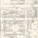 Vintage Map of Ithaca, NY Business Section 1947
