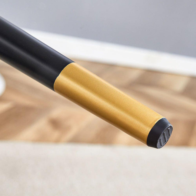 4 Dining Chair Set, White Dining Chair Set, PU Material High Back Seat and Sturdy Black Leg Chair for Dining Room, Kitchen and Living Room c-010